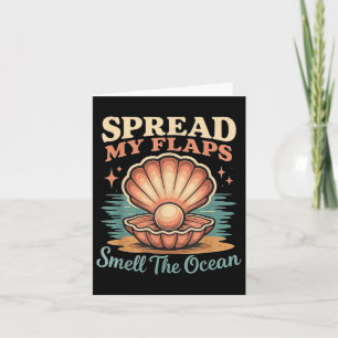 Spread My Flaps Smell The Ocean Funny Adult Humour Card