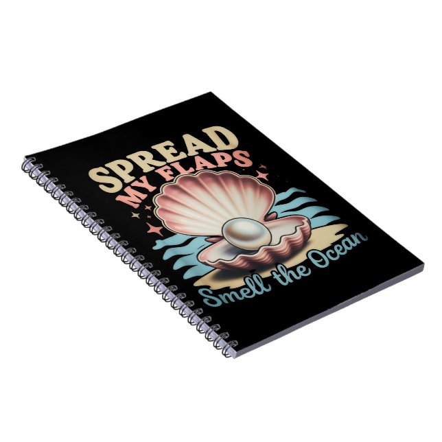Spread My Flaps Smell The Ocean Funny Embarrassing Notebook (Right Side)