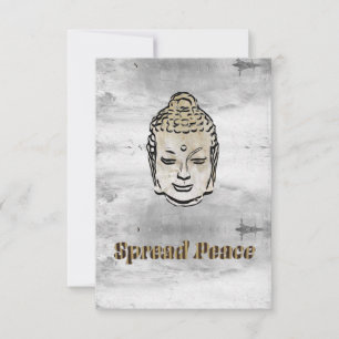 Spread Peace Buddha Thank You Card