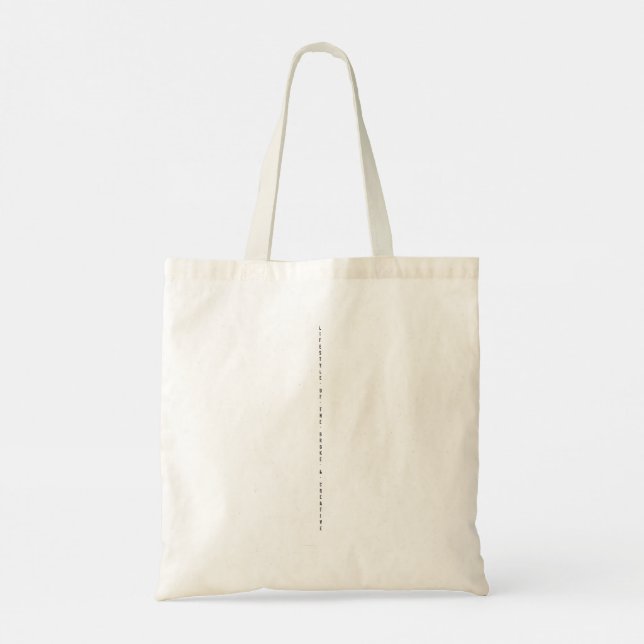 Spread Peace, Love, & Happiness Tote Bag (Back)