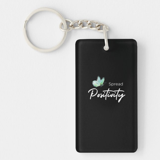 Spread Positivity Keychain (Front)
