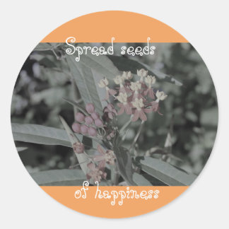 Spread seeds of happiness stickers
