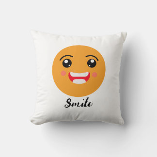 Spread Smiles on Emoji Day: Happy Emoji Collection Throw Pillow