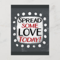 Spread Some Love Today Postcard