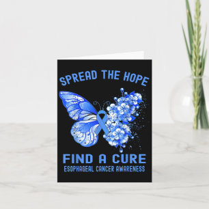Spread The Hope Find A Cure Esophageal Cancer Awar Card
