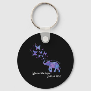 Spread The Hope Find A Cure Heimerheimer Awareness Keychain