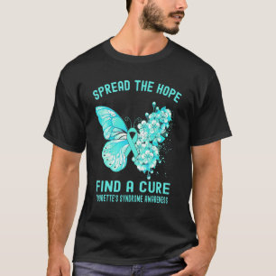 Spread The Hope Find A Cure Tourette's Syndrome Aw T-Shirt