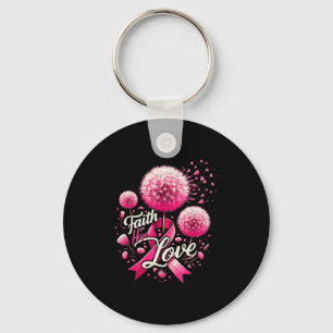 Spread The Hope Find The Cure Breast Cancer Fighte Keychain