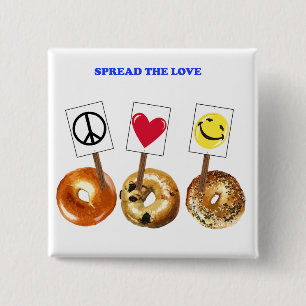 Spread the love 2 inch square button