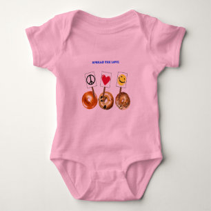 spread the love baby bodysuit