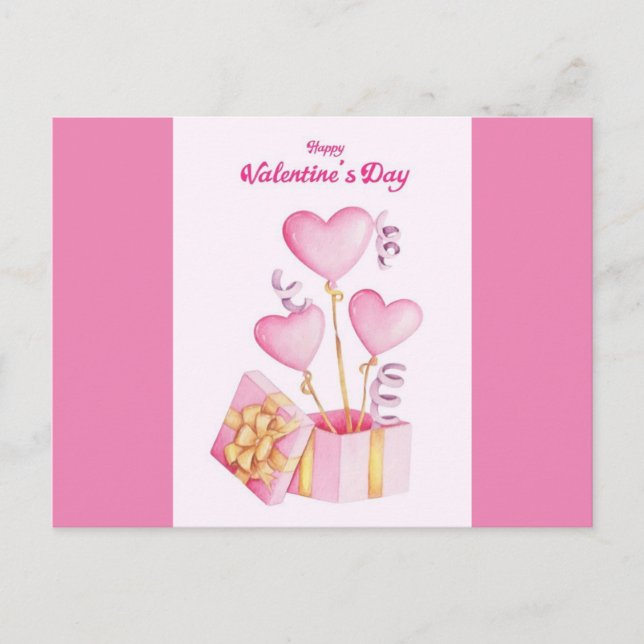 Spread the Love this Valentine's Day Postcard (Front)