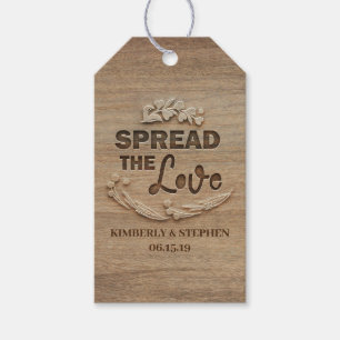 Spread the Love Wedding Gift Tags