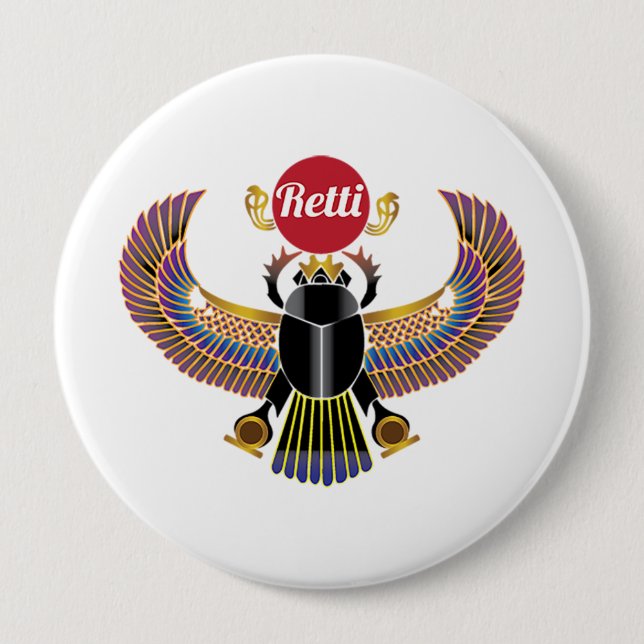 Spread the symbol of enlightenment everywhere 4 inch round button (Front)