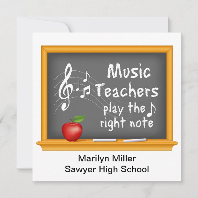 Spread the Word Music Concert Invitation (Front)