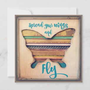 Spread your Wings and Fly Inspirational Cardstock