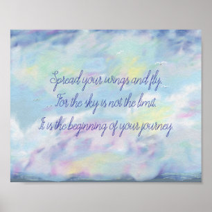 Spread Your Wings and Fly Poster