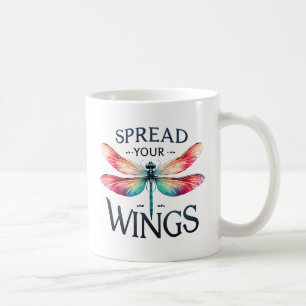 Spread Your Wings - Artistic Dragonfly Coffee Mug