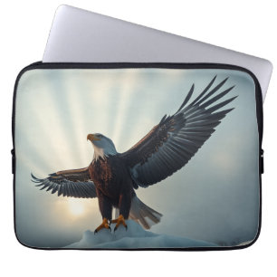 Spread your wings, embrace the world laptop sleeve