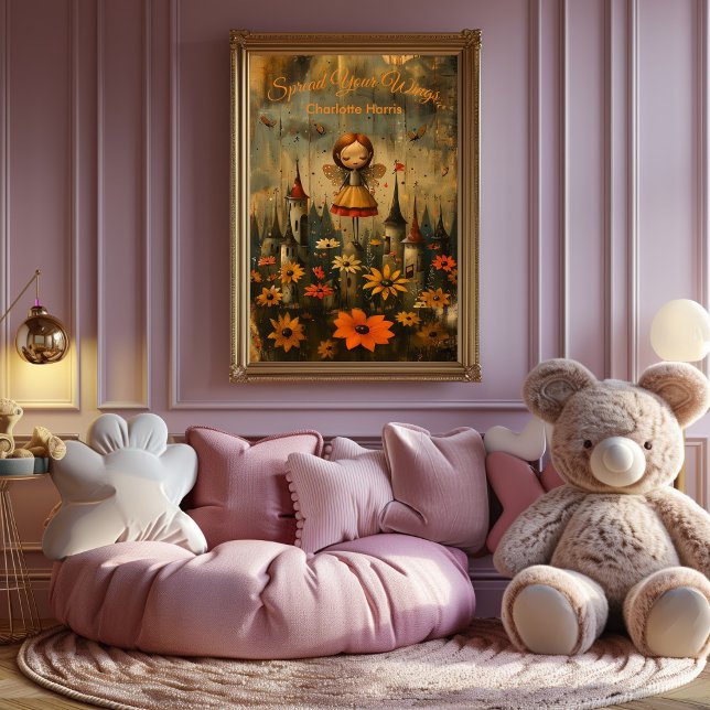 Spread Your Wings - Inspirational Children's Poste Poster (Creator Uploaded)