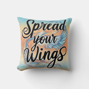 Spread Your Wings Throw Pillow