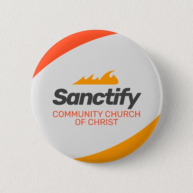 Spreading Fire 2 Inch Round Button (Front)