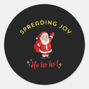 Spreading Joy Classic Round Sticker