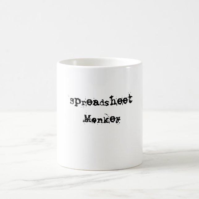 Spreadsheet Monkey Mug (Center)