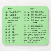 Spreadsheet Office Keyboard Shortcut Green
