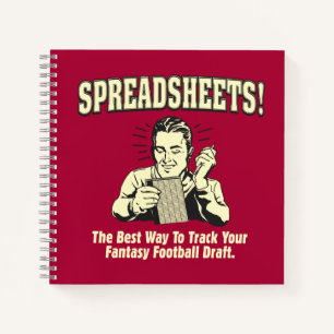 Spreadsheets: Track Your Fantasy Football Draught Notebook