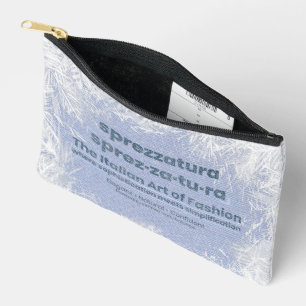SPREZZATURA: THE ITALIAN ART OF FASHION-BlueDenim Accessory Pouch