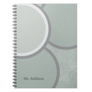 Sprial bound personalized name notebook