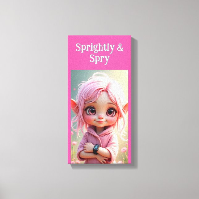 Sprightly & Spry Canvas Print (Front)