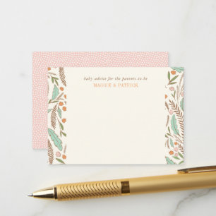 Sprigs Chauds Genre Jolie Carte Parent Conseils