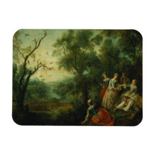 Spring, 1738 (oil on canvas) magnet