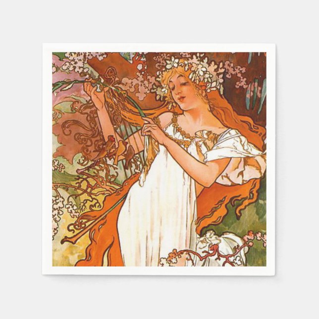 Spring 1896 napkin (Front)