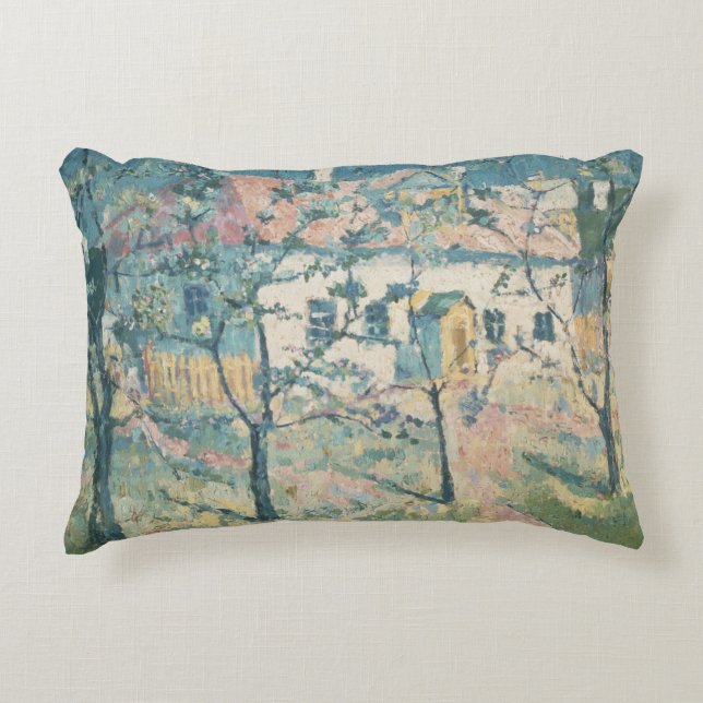 Spring, 1904 decorative pillow (Front)