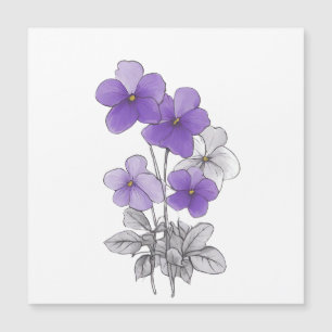 Spring 27 flowers, line drawing, minimalist, gift