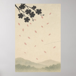 Spring 3, Petals in the Wind, Seasonal Print