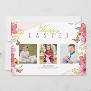 Spring 3 Photo Greeting Card