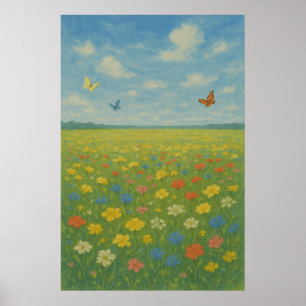 Spring 5 The Meadow Awakens, Seasonal Print