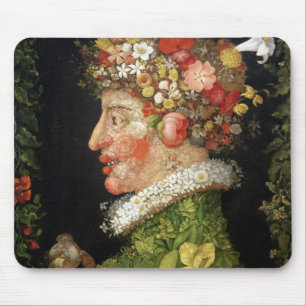 Spring, a series depicting the four seasons mouse pad