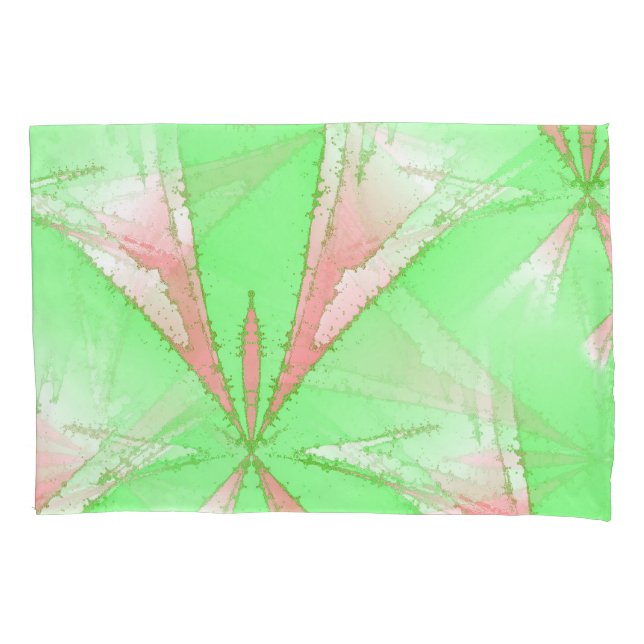 Spring Abstract Art Stars Pillowcase (Front)