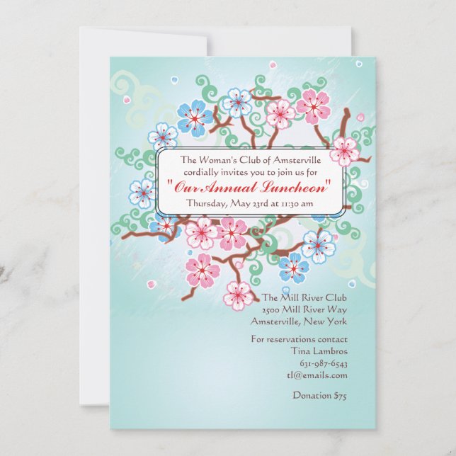 Spring Affair Invitation (Front)