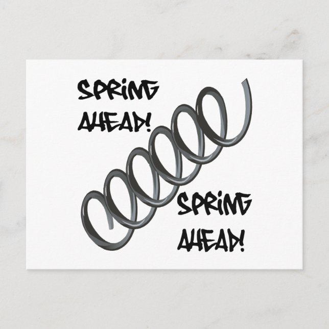 Spring Ahead Postcard (Front)