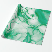 Spring Alcohol Ink Banner. Chinese Ink Painting. L