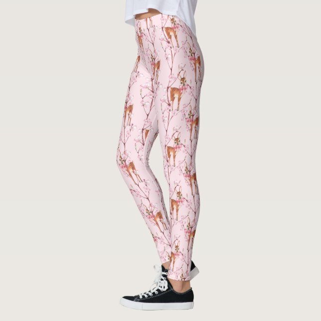 Spring and Fawns Leggings (Left)