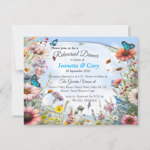 Spring and Summer Blooming Florals Invitation