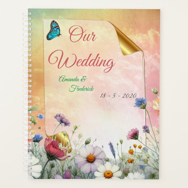 Spring and Summer Blooming Florals Planner (Front)