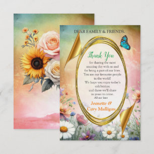 Spring and Summer Blooming Florals RSVP Card