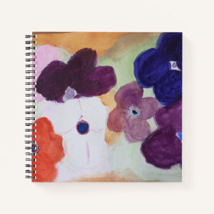 Spring Anemones Spiral Notebook